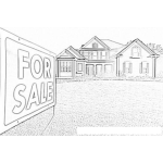 Dibujo para colorear Hoe For Sale Coloring Page