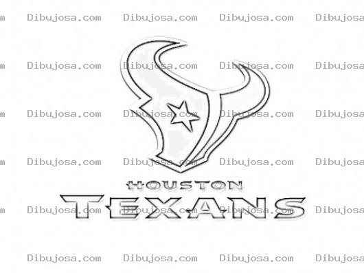 Dibujo para colorear Houston Texans Coloring Page Logo De Los Tejanos De Houston Para Colorear