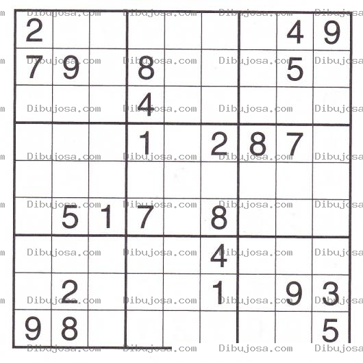 Dibujo para colorear Sudoku para imprimir 22