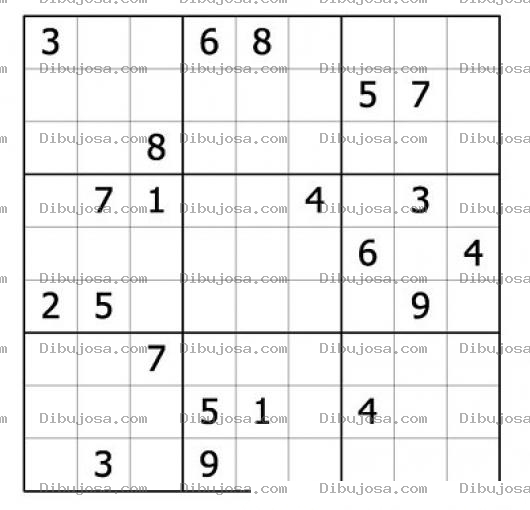 Dibujo para colorear Sudoku para imprimir 33