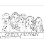Dibujo para colorear Anatomia De Grey Para Pintar Y Colorear