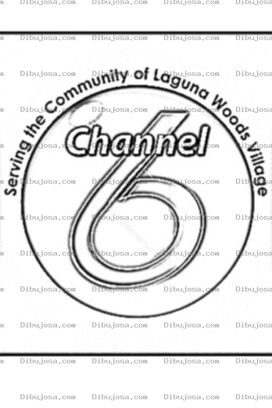 Dibujo para colorear Channel 6 News Coloring Page Canal 6 Para Colorear