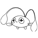 Dibujo para colorear Colorear Loupio De Pokemon