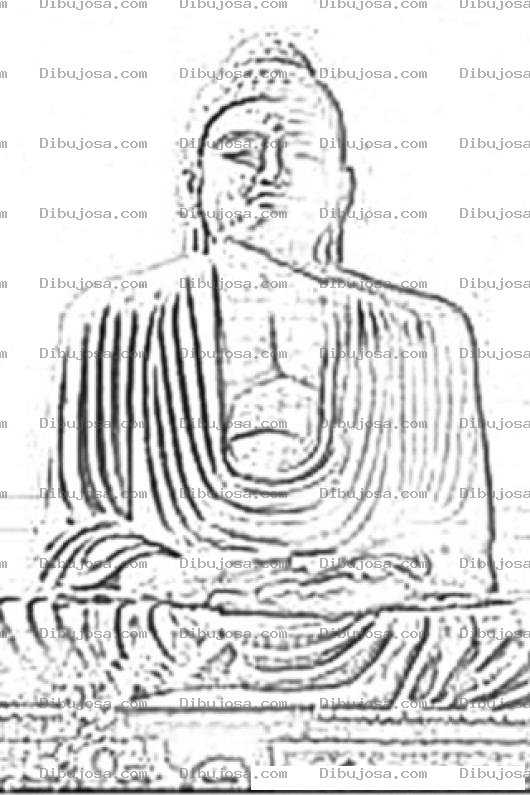 Dibujo para colorear Buddhism Coloring Page Para Pintar Y Colorear Budismo