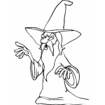Dibujo para colorear Colorear Mago Bajito Y Chaparrito