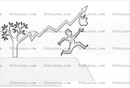 Dibujo para colorear Apple Stock Aapl Coloring Page Dibujo Del Incremento En El Precio De Las Acciones De Apple Para Colorear Y Pintar