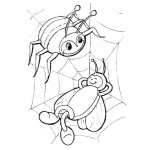 Dibujo para colorear Dibujos De Insectos Para Preescolar