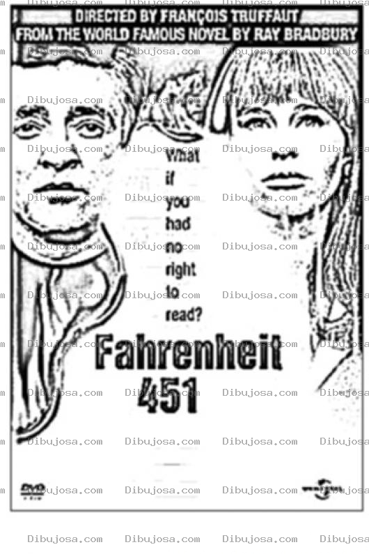 Dibujo para colorear Fahrenheit 451 Movie Coloring Page