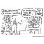 Dibujo para colorear Dia Del Trabajo Para Colorear A Un Hijo Huevon Flojo Haragan Huevonazo Y Holgazan