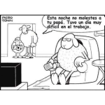 Dibujo para colorear Colorear A Papa Obeja En Un Dia Dificil