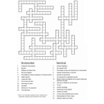 Dibujo para colorear Crucigramas Gratis