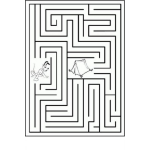 Dibujo para colorear Laberinto De Pluto Para Imprimir