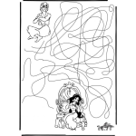 Dibujo para colorear Laberinto De Aladino