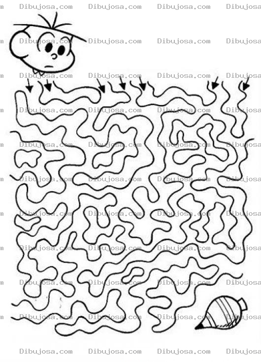 Dibujo para colorear Laberinto Del Trompo