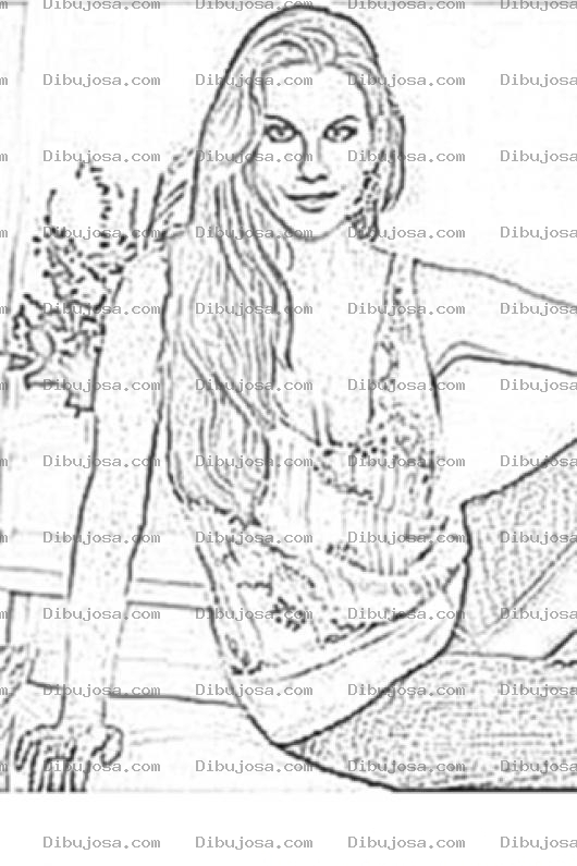 Dibujo para colorear Melissa Gilbert Coloring Page Para Imprimir Y Colorear