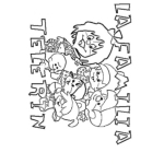Dibujo para colorear Dibujo Argentino De La Familia Telerin Para Colorear