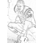 Dibujo para colorear Peyton Manning Coloring Page