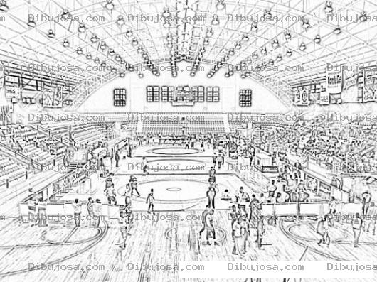 Dibujo para colorear Gimnasio Teodoro Palacios Flores Para Colorear