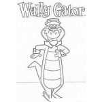 Dibujo para colorear Lagarto Juancho Para Colorear Wally Gator Coloring Page