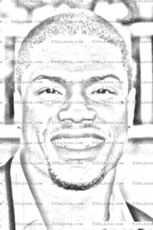 Dibujo para colorear Kevin Hart Coloring Page