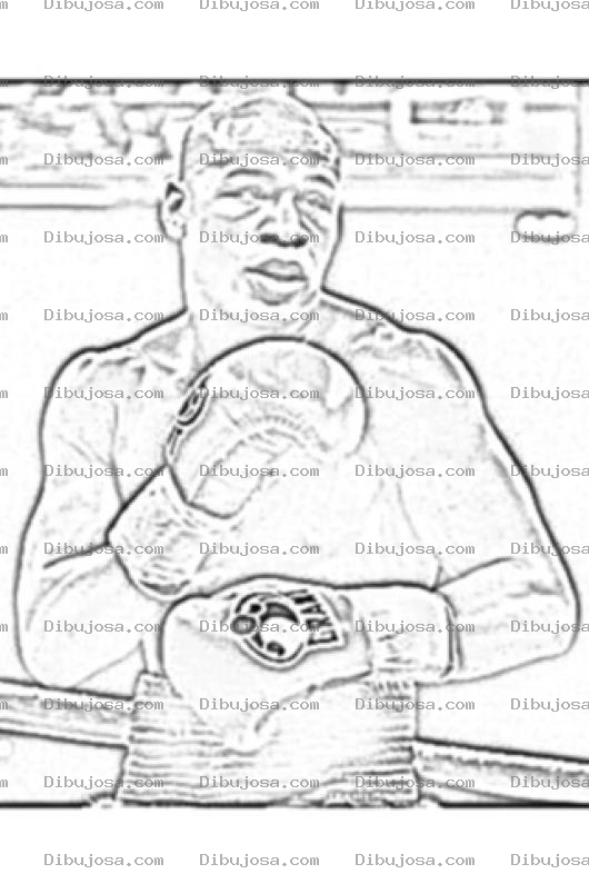 Dibujo para colorear Mayweather Coloring Page