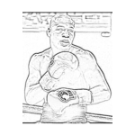 Dibujo para colorear Mayweather Coloring Page