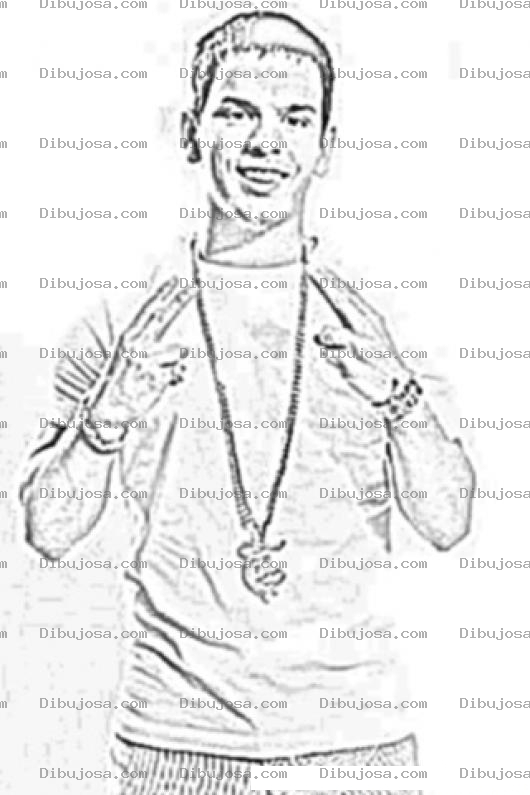 Dibujo para colorear Dibujo De Tito El Bambino Para Colorear Y Pintar El Patron
