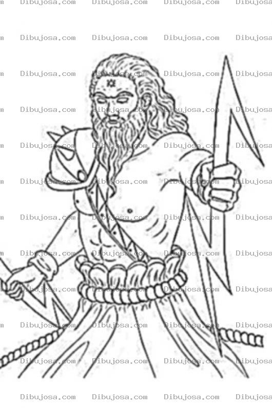Dibujo para colorear Zeuz Coloring Page