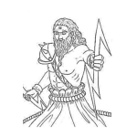 Dibujo para colorear Zeuz Coloring Page