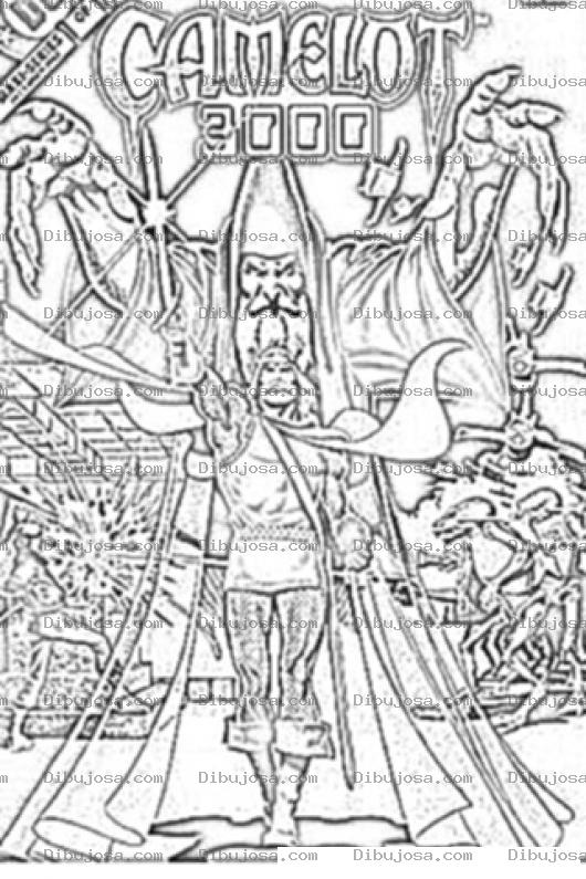 Dibujo para colorear Camelot Coloring Page