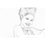 Dibujo para colorear Sabi Singer Coloring Page