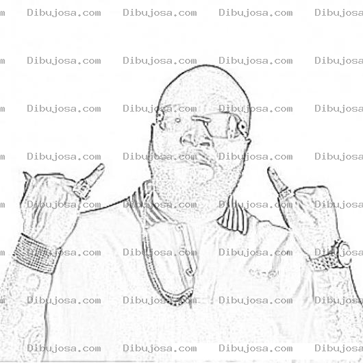 Dibujo para colorear Rick Ross Coloring Page