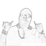 Dibujo para colorear Rick Ross Coloring Page