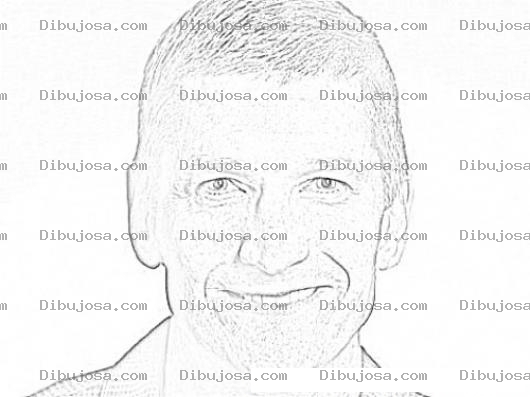 Dibujo para colorear Tim Cook Apple Ceo Coloring Page