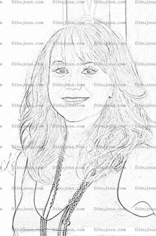 Dibujo para colorear Megyn Price Coloring Page