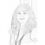 Dibujo para colorear Megyn Price Coloring Page