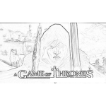 Dibujo para colorear Game Of Thrones Coloring Page El Juego De Los Tronos Para Colorear
