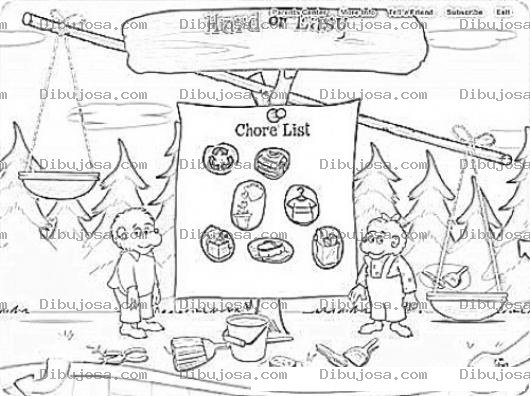 Dibujo para colorear PBS Kids Games Coloring Page Para Pintar