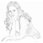 Dibujo para colorear Sara Evans Coloring Page
