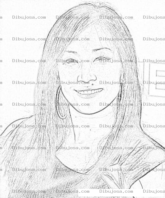 Dibujo para colorear Carrie Ann Inaba Coloring Page