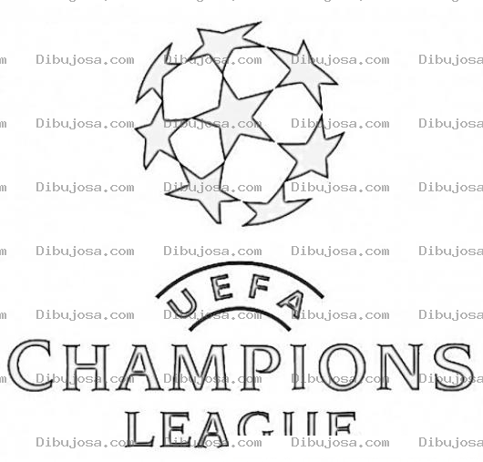 Dibujo para colorear Champions League Coloring Page