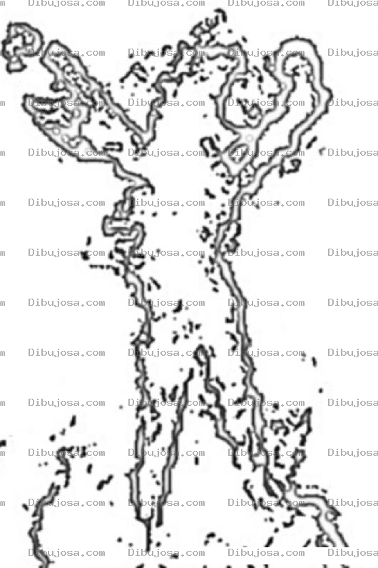 Dibujo para colorear Burning Man Coloring Page