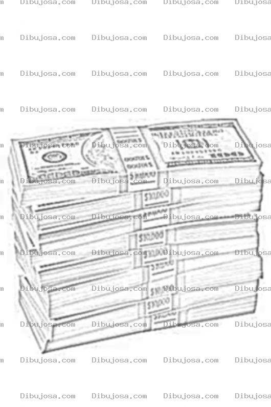 Dibujo para colorear Un Millon De Dolares Para Colorear Y Pintar