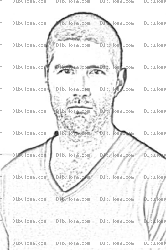 Dibujo para colorear Matthew Fox Lost Actor Coloring Page