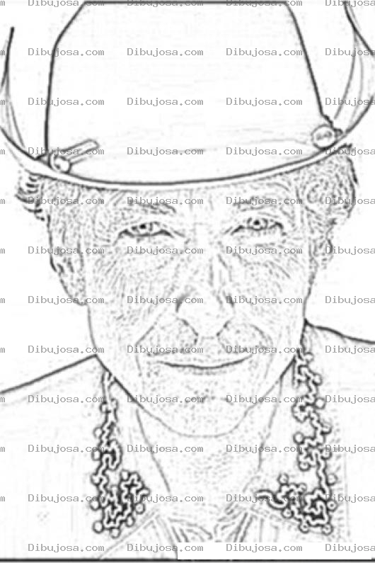 Dibujo para colorear Bob Dylan Coloring Page Para Pintar Y Colorear