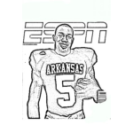 Dibujo para colorear Darren Mcfadden Coloring Page Para Colorear