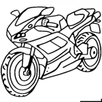 Dibujo para colorear Dibujo De Ducatti Para Colorear Y Pintar