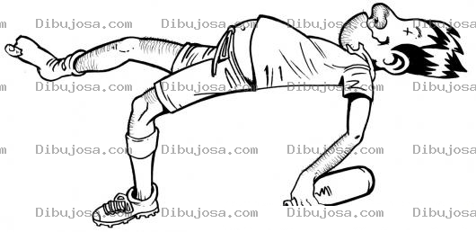 Dibujo para colorear Colorear Borrachito Tirado En El Suelo Sin Zapato