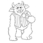 Dibujo para colorear Colorear Monstruo De Monsters