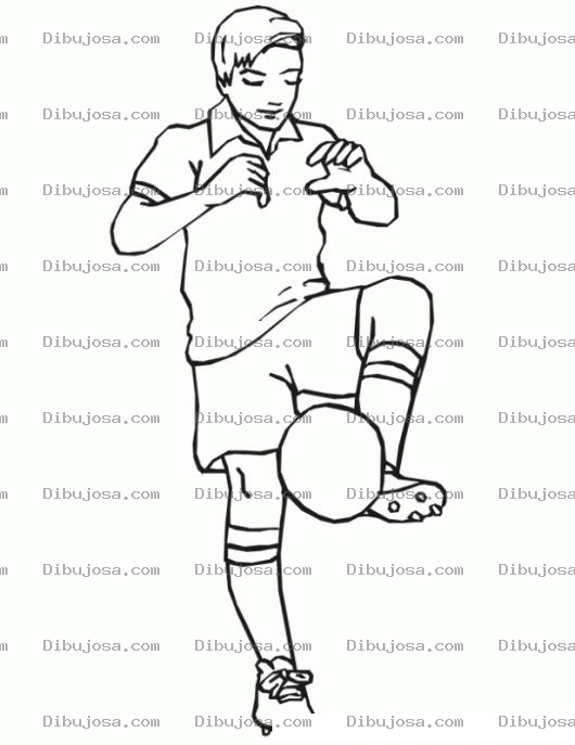 Dibujo para colorear Colorear Tecniquitas De Futbol